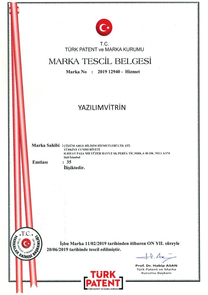 Marka Tescil Belgesi - BirTekBurada