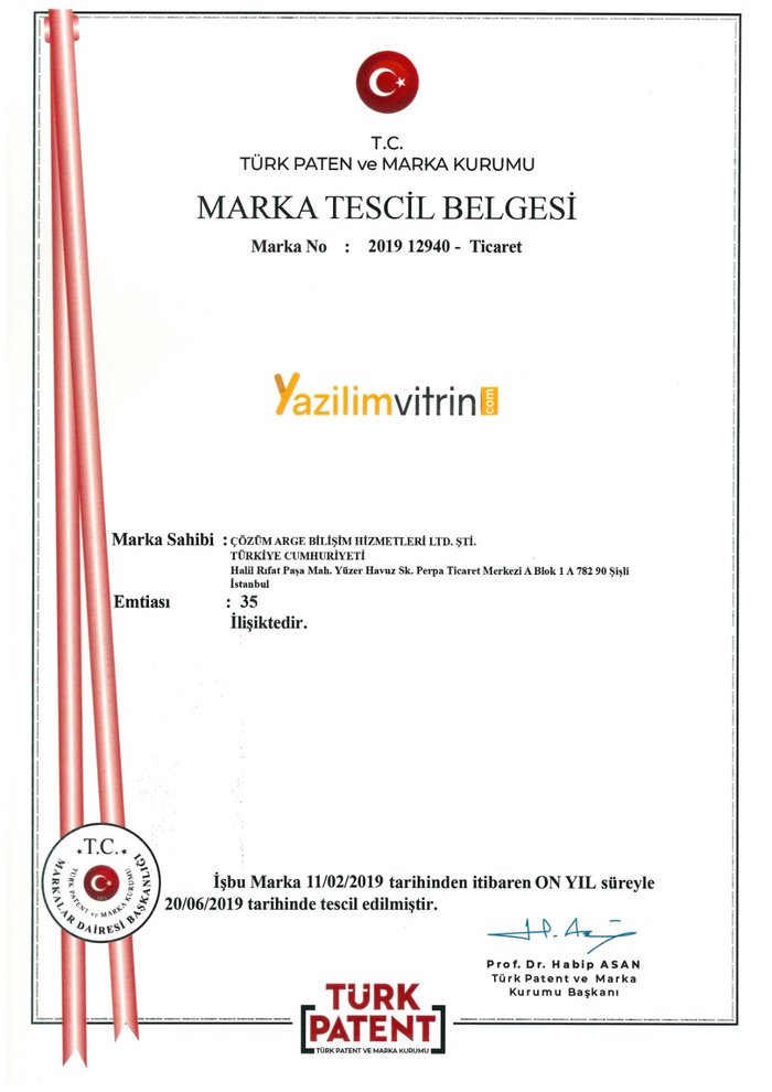 Marka Tescil Belgesi - BirTekBurada