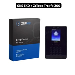 ZkTeco Y&uuml;z Tanıma+Şifre+Kart Okuyuculu Personel Giriş &Ccedil;ıkış Sistemi Seti