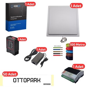Network Panelli Yazılımlı Otopark Hgs Giriş Sistemi Seti &Ccedil;ıkış Loop