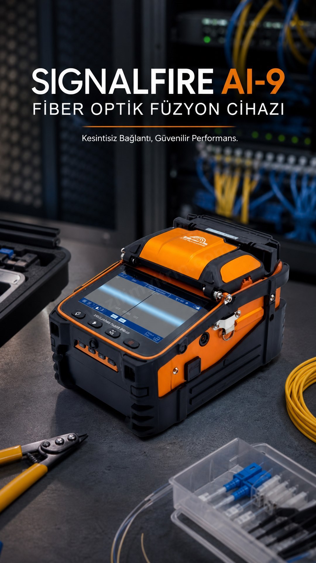 SignalFire AI-9 Fiber Optik F&uuml;zyon Cihazı - Fiber Ek Cihazı