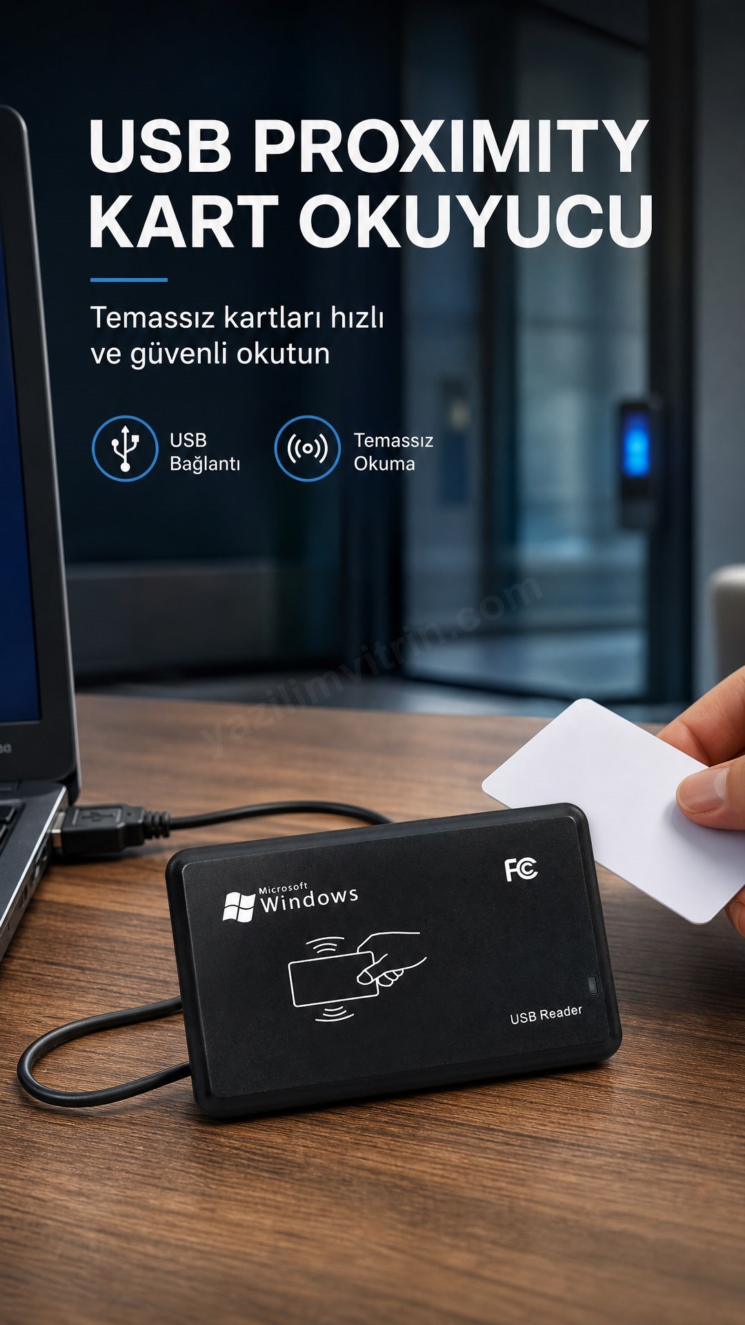 Usb Masa&uuml;st&uuml; Proxımıty Kart Okuyucu