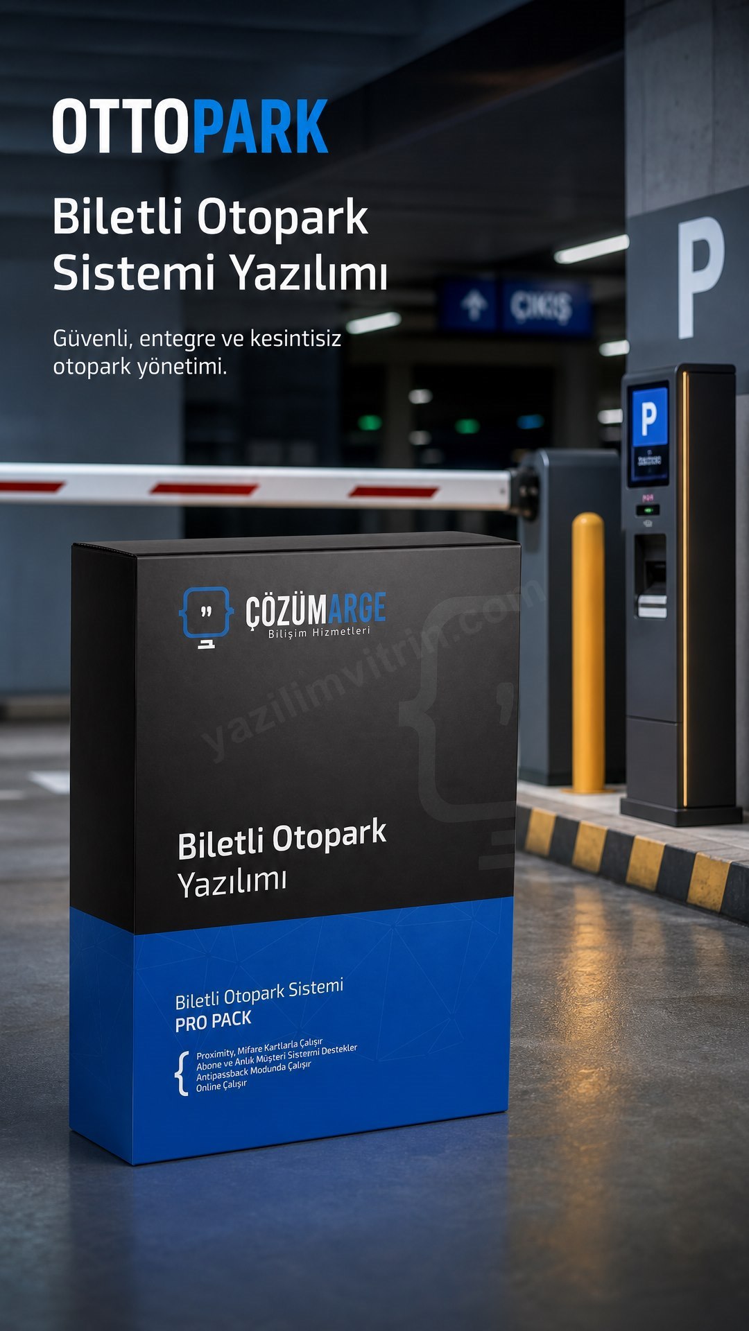 OttoPark &Ccedil;&ouml;z&uuml;mBos Biletli Otopark Sistemi Yazılımı