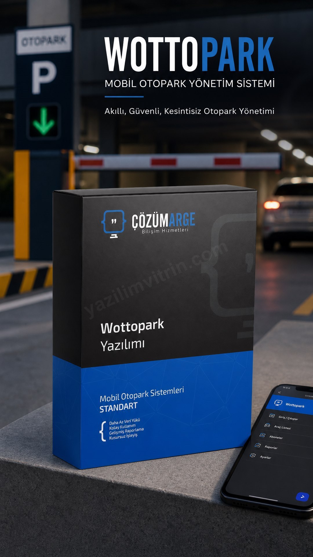 WOttoPark Mobil Otopark, Vale ve Oto Yıkama Y&ouml;netim Sistemi Yazılımı