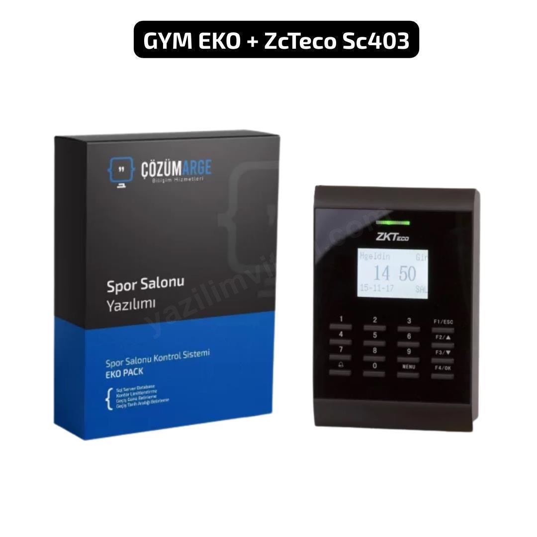 ZkTeco Şifre+Y&uuml;z Tanıma+Kart Okuyuculu Spor Salonu &Uuml;ye Takip Sistemi Seti