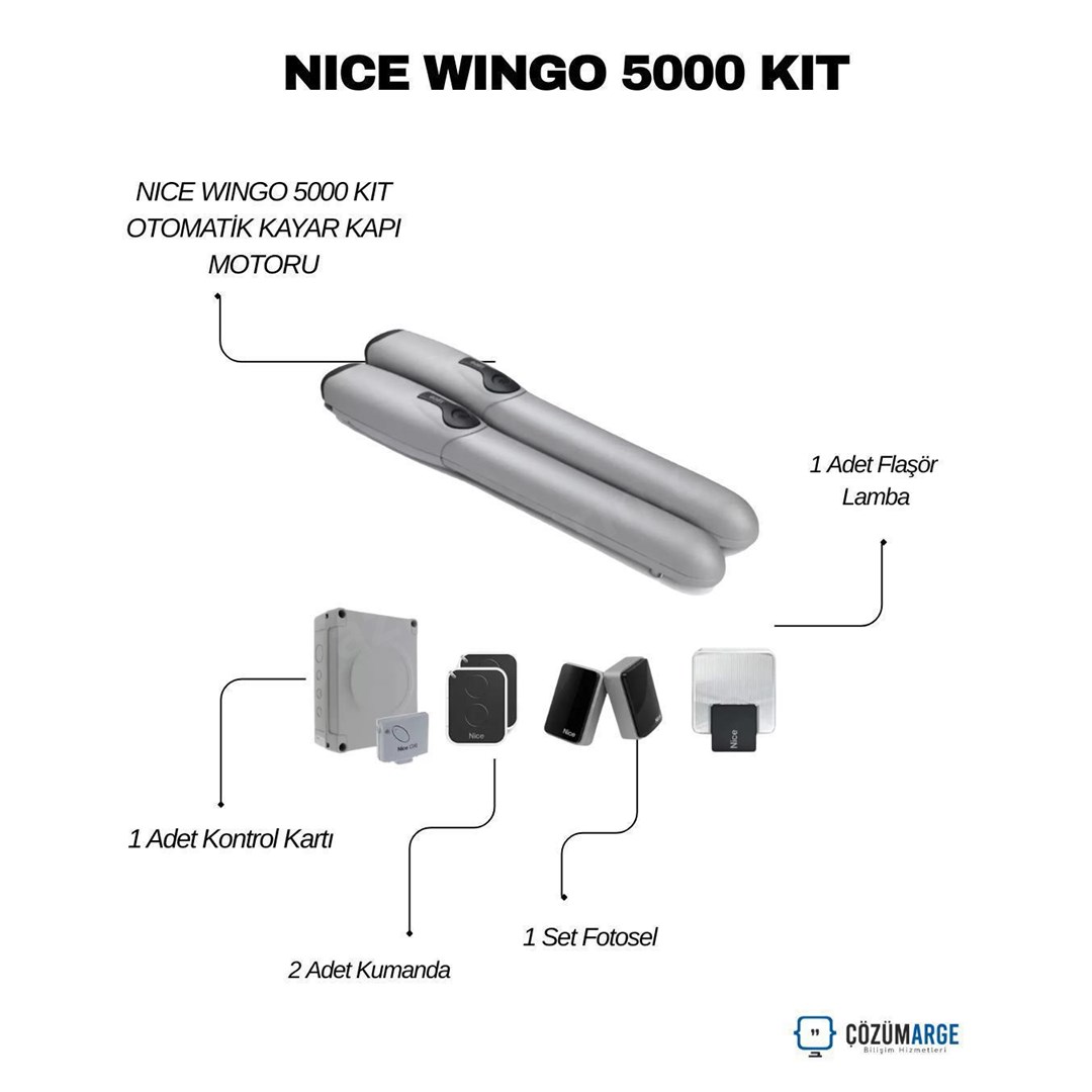 Nice Wingo 5000 KİT paket i&ccedil;eriği