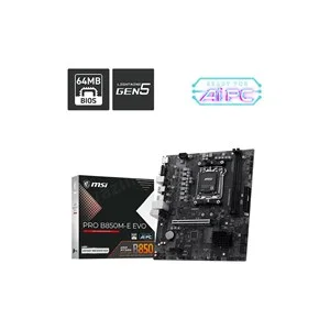 msı pro b850m-e evo ddr5 anakart 8200mhz(oc) &uuml;r&uuml;n fotoğrafı msı pro b850m-e evo ddr5 anakart 8200mhz(oc) resmi, msı pro b850m-e evo ddr5 anakart 8200mhz(oc) fotoğrafı