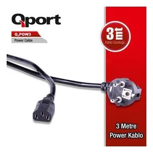 qport q-pow3 3 metre pc power kablosu &uuml;r&uuml;n fotoğrafı qport q-pow3 3 metre pc power kablosu resmi, qport q-pow3 3 metre pc power kablosu fotoğrafı