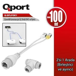 qport q-splpoe1 poe splıtter 2ın1 ag konnektoru + &uuml;r&uuml;n fotoğrafı qport q-splpoe1 poe splıtter 2ın1 ag konnektoru + resmi, qport q-splpoe1 poe splıtter 2ın1 ag konnektoru + fotoğrafı