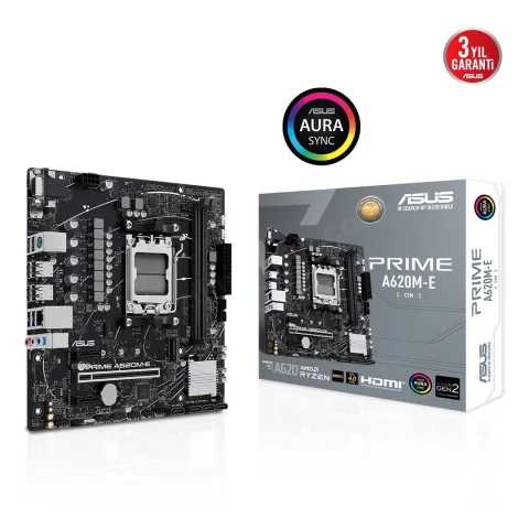 Asus Prıme A620m-E-Csm Ddr5 M.2 Hdmı Matx Am5