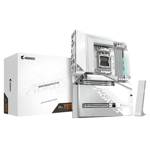 Gıgabyte X870 Aorus Stealth Ice Ddr5 8000mhz Hdmı/Dp Atx Am5