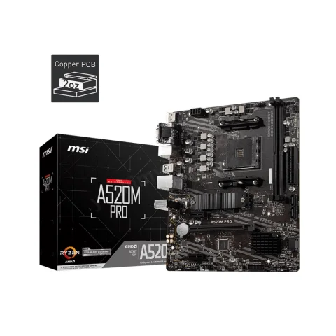 Msı A520m Pro Ddr4 4600/1866mhz M.2 Matx Am4