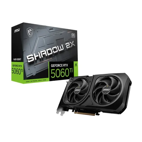 Msı Geforce Rtx 5060 Tı 16gb Shadow 2x Oc Plus