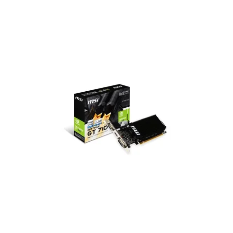 Msı Gt 710 2gd3h 2gb Lp Ddr3 64bit Dvı/Hdmı/Vga