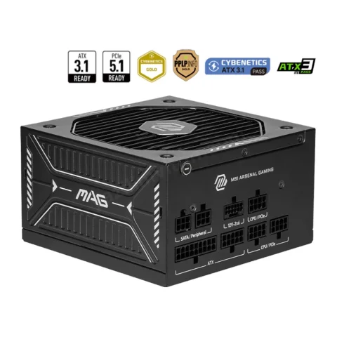 Msı Mag A750gls Pcıe5 750w 80+gold Power Supply