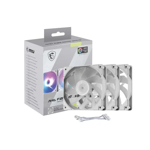 Msı Mag F120 Argb Whıte-3rw Beyaz Kasa Fanı