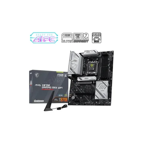 Msı Mag X870e Gamıng Max Wıfı Ddr5 Amd X870