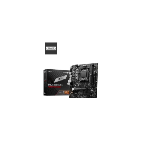 Msı Pro B650m-E Drr5 6800mhz(Oc) Am5 Hdmı Vga Matx