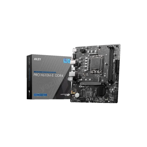 Msı Pro H610m-E Ddr4 3200mhz Matx 1700p