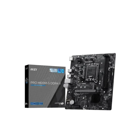 Msı Pro H610m-S Ddr4 Iı 3200mhz Matx 1700p