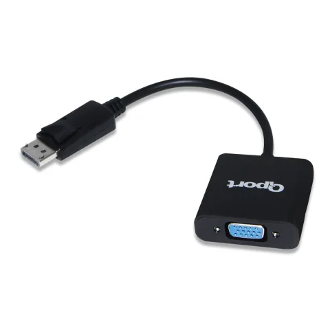 Qport Q-Dp-Vga Dp To Vga &Ccedil;evirici