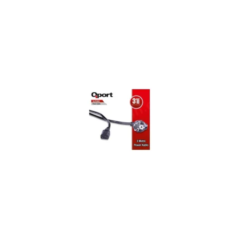 Qport Q-Pow3 3 Metre Pc Power Kablosu