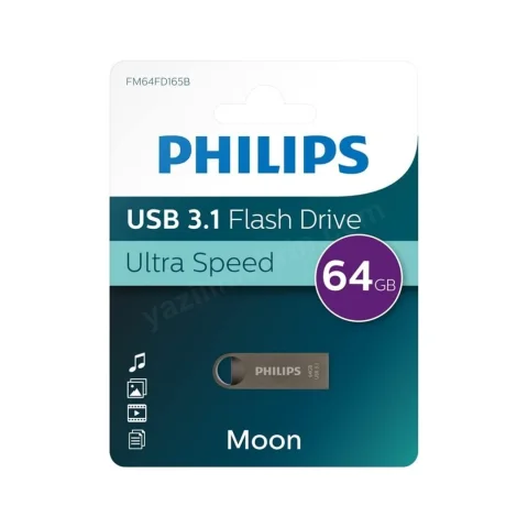 Phılıps 64gb Usb3.1 100/150mb/S Fm64fd165b/00