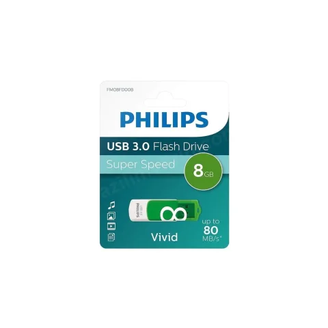 Phılıps 8gb Usb 3.0 Snow Yeşil Fm08fd00b/00
