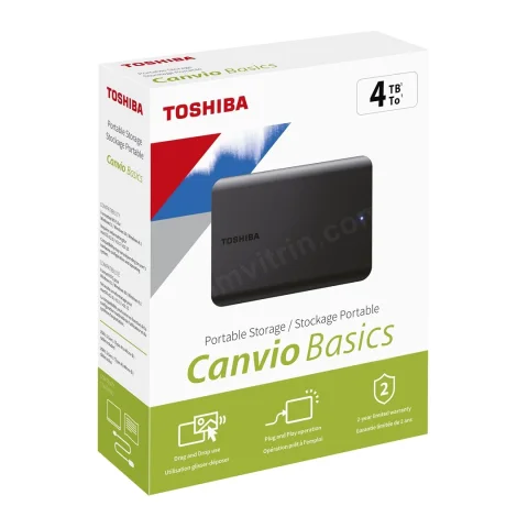 4tb Canvıo Basıcs 2.5" Usb3.2 G1 Toshıba Hdtb540ek3ca