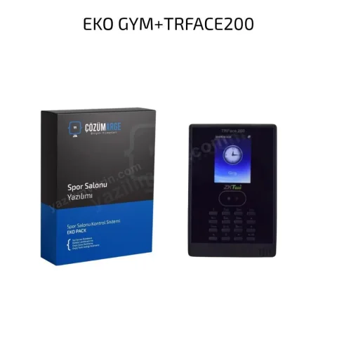 ZkTeco Y&uuml;z Tanıma+Şifre+Kart Okuyuculu Havuz Giriş Sistemi Seti
