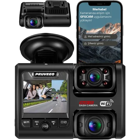 Pruveeo D30 Wı-Fı 4k Arac Kamerası