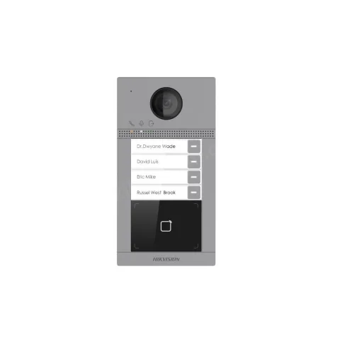 Hikvision DS-KV8413-WME1 4' l&uuml; IP İnterkom Zil Paneli