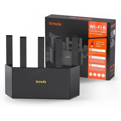Tenda Rx12l Pro 4 Port Dualband Wifi6 Router
