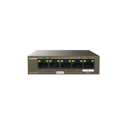 Tenda Teg1105pd 5port 10/100/1000 Poe Extender