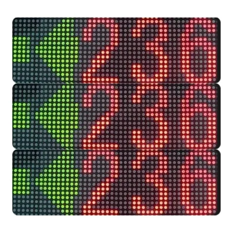 3 Satır 3 Haneli Y&ouml;nlendirme Panosu