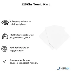 125Khz Temic Kart 125Khz Temic Kart