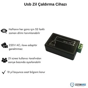 Usb Zil &Ccedil;aldırma Cihazı Usb Zil &Ccedil;aldırma Cihazı