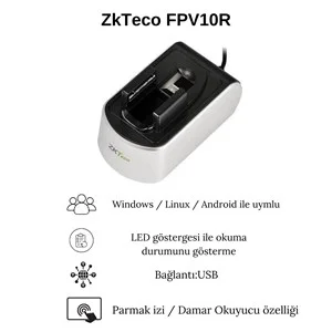 ZkTeco FPV10R &Ouml;zellikleri ZkTeco FPV10R