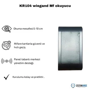 KR104 wiegand Mf okuyucu KR104 wiegand Mf okuyucu