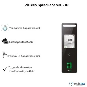 ZkTeco SpeedFace V3L - ID ZkTeco SpeedFace V3L - ID